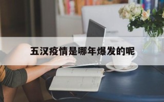  五汉疫情是哪年爆发的呢(五汉疫情是哪年爆发的呢视频)
