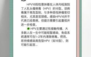  高危型病毒16阳性(头瘤病毒16型是什么病)