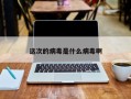 这次的病毒是什么病毒啊