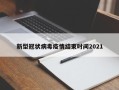 新型冠状病毒疫情结束时间2021