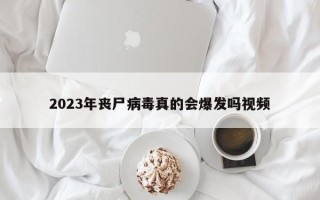 2023年丧尸病毒真的会爆发吗视频