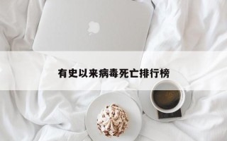 有史以来病毒死亡排行榜
